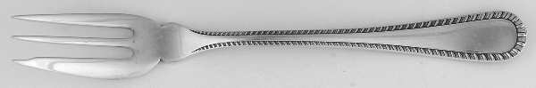 Italian Feather Edge (Sterling, Italy) Individual Cake Fork