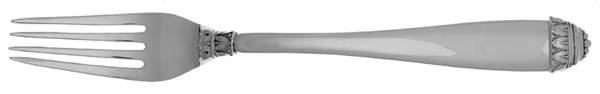 French Empire (Sterling) Solid Serving Fork