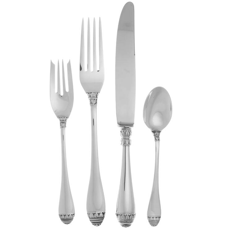French Empire (Sterling) 4 Piece Dinner Size Setting