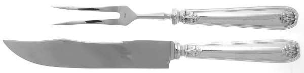 Laura (Sterling) Small Stainless Blade 2-Piece Steak Carving Set