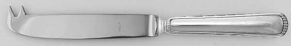Milano (Sterling) Cheese/Bar Knife Hollow Handle 2 Prong
