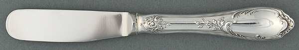 Monte Mario (Silverplate) Butter Spreader Hollow Hdl-Paddle/Stainless Blade