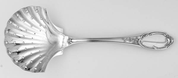 Monte Mario (Silverplate) Pierced Vegetable Serving Spoon