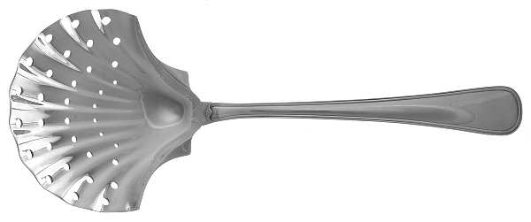 Old Italian (Sterling) Pierced Vegetable Serving Spoon