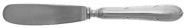 Parma (Sterling) Modern Hollow Butter Spreader (Stainless)