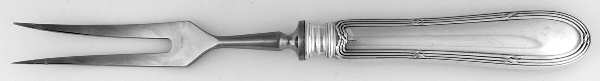 Parma (Sterling) Large Stainless-Prong Roast Carving Fork