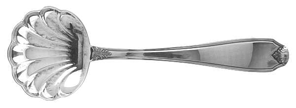 Piedmont (Silverplate) Solid Scalloped Berry Spoon