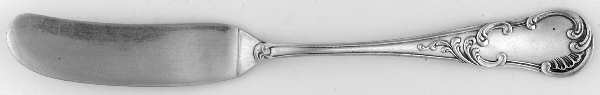 Quirinale (Sterling) Flat Handle Butter Spreader
