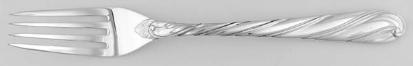 Torchon (Sterling) Solid Serving Fork
