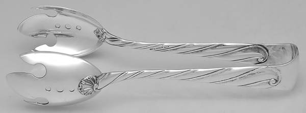 Torchon (Sterling) Large Ice Serving Tongs