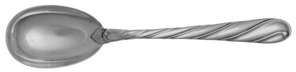 Torchon (Sterling) Solid Salad Serving Spoon