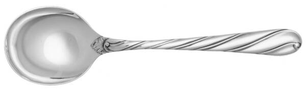 Torchon (Sterling) Round Bowl Soup Spoon (Cream Soup)