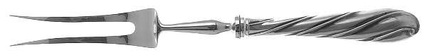 Torchon (Sterling) Large Stainless-Prong Roast Carving Fork