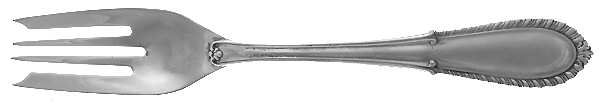 Villa D'Este (Sterling) Individual Salad Fork