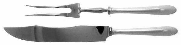 Winterset (Sterling) Large 2-Piece Roast Carving Set w/Stainless Blade