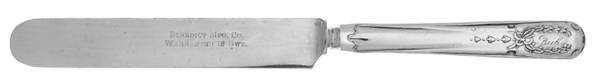 Fairfax (Silverplate, 1909) Youth Knife, Solid Piece