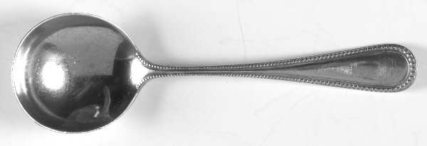 Bead (Sterling) Round Bowl Soup Spoon (Bouillon)
