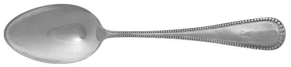 Bead (Sterling) Monogram Teaspoon