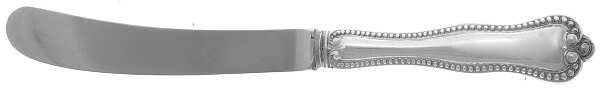 Bead (Sterling) Butter Spreader Hollow Hdl-Paddle/Stainless Blade