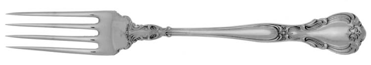 Chantilly (Sterling, No Monograms) Luncheon/Dessert Fork, Solid Piece