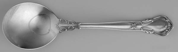 Chantilly (Sterling, No Monograms) Old Style Round Bowl Soup Spoon (Cream Soup)