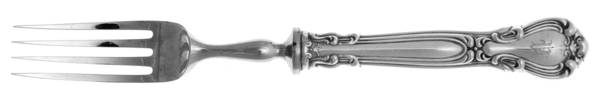 Chantilly (Sterling, No Monograms) Individual Fruit Fork with Stainless Tines