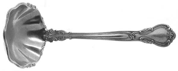 Chantilly (Sterling, No Monograms) Solid Piece Cream Ladle