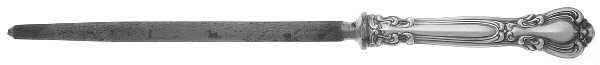 Chantilly (Sterling, No Monograms) Small Steel Rod Sharpener Knife