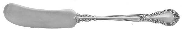 Chantilly (Sterling, No Monograms) Large Flat Handle Butter Spreader