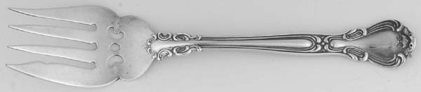 Chantilly (Sterling, No Monograms) Small Solid Cold Meat Serving Fork