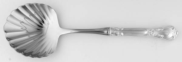 Chantilly (Sterling, No Monograms) Casserole Spoon with Stainless Shell Bowl