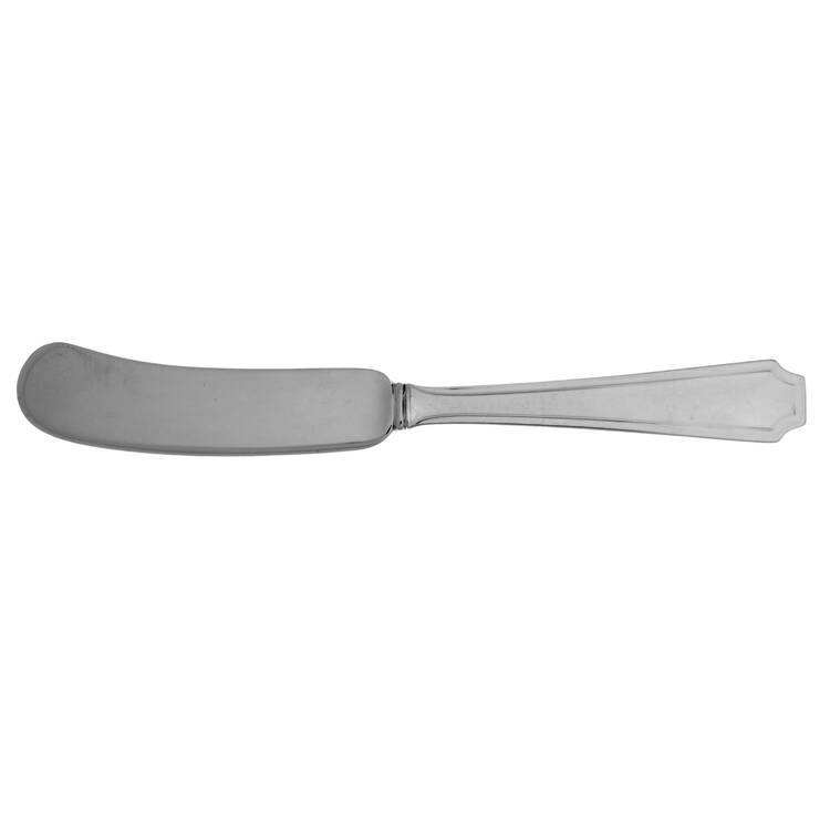 Devonshire (Sterling) Flat Handle Butter Spreader by Birks Silver