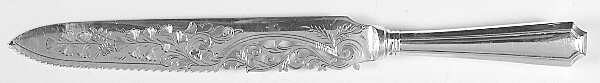 Devonshire (Sterling) Cake Saw with Silverplate Blade