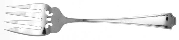 Devonshire (Sterling) Small Solid Cold Meat Serving Fork