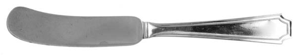 Devonshire (Sterling) Monogram Flat Handle Butter Spreader