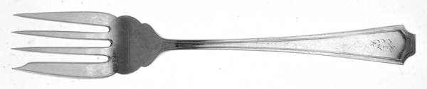 Devonshire (Sterling) Monogram Individual Salad Fork