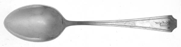 Devonshire (Sterling) Monogram Five O'Clock Teaspoon