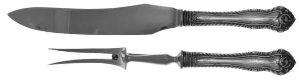 Gadroon (Sterling, No Monograms) Small Stainless Blade 2-Piece Steak Carving Set