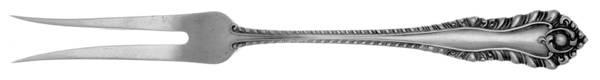 Gadroon (Sterling, No Monograms) Two-Tine Butter Pick