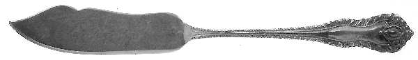 Gadroon (Sterling, No Monograms) Flat Handle Master Butter Knife