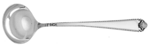 George II-Plain (Sterling, 1914) Solid Piece Cream Ladle