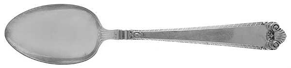 George II-Plain (Sterling, 1914) Tablespoon (Serving Spoon)