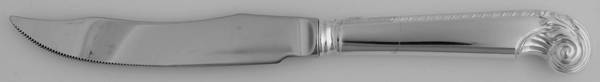 George II-Plain (Sterling, 1914) Individual Pistol Handle Steak Knife