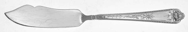 George II-Engraved (Sterling, 1998) Flat Handle Master Butter Knife