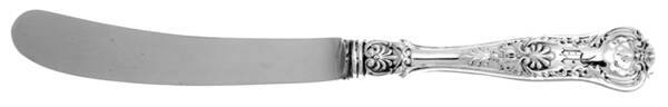 Kings (Sterling) Monogram Butter Spreader Hollow Hdl-Paddle/StnlBld