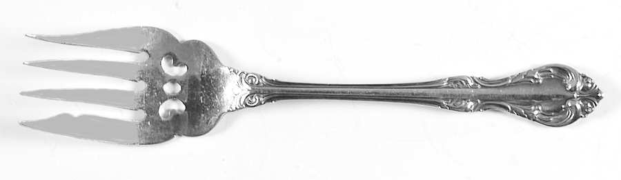 Laurentian (Sterling) Small Solid Cold Meat Serving Fork