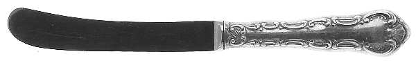 Louis De France (Silverplate) Butter Spreader Hollow Hdl-Paddle/Stainless Blade