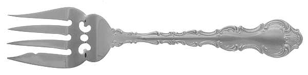 Louis De France (Silverplate) Small Solid Cold Meat Serving Fork