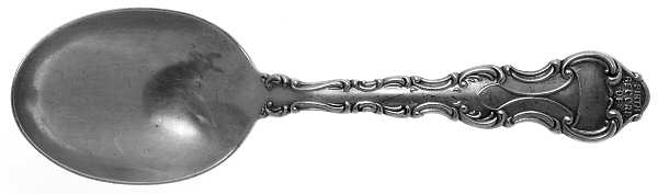 Louis De France (Silverplate) Spoon-Baby/Straight Handle