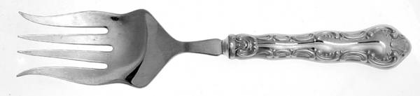 Louis De France (Silverplate) Cold Meat Serving Fork Hollow Handle